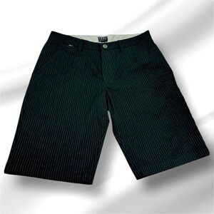 FOX Heritage Forged,‎ Men's Black With White Pinstripes Shorts